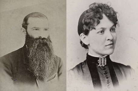 Portraits of Sigismund Danielewicz and Clara Dixon Davidson